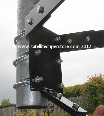 550mm stand off,75mm pole Wall Mount