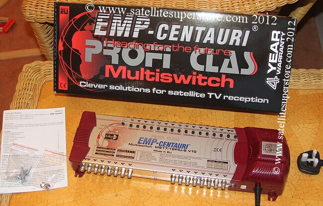 EMP-Centauri 17 input, 16 output multiswitch