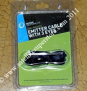 Emitter cable with 3 eyes