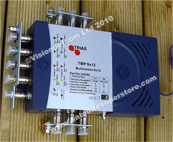 9 in and 12 out Multiswitch
