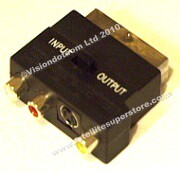 phono to scart adapter.