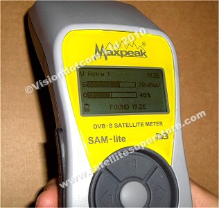 Maxpeak SAM-lite satellite meter