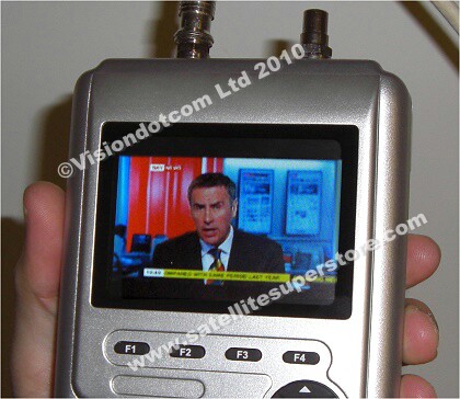 Satcatcher satellite meter spectrum