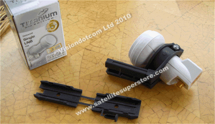 0.2dB Titanium single mini dish LNB