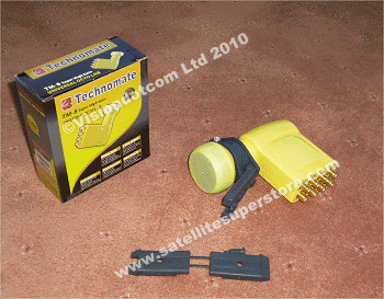 0.1dB Titanium Quad LNB with Sky mini dish fitting