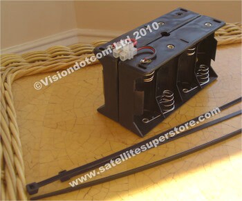 BATTERY HOLDER for the DSF80 meter.