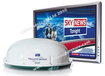 TracVision tracking dome R5sl