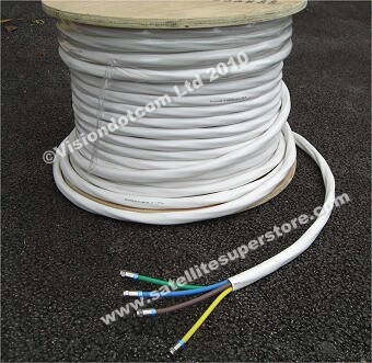 100 reel of 4 LNB cable.