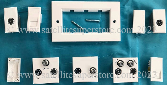 Modular outlet plates. build your own grid