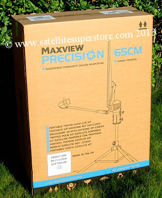 Maxview Precision 65cm twin LNB dish kit