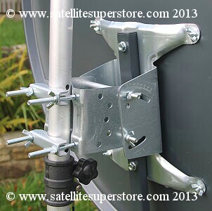 Primesat 1.0m aluminium dish with wing nuts.