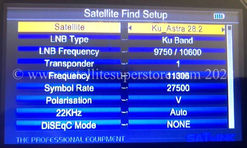 Satlink WS-6979 Combo satellite meter