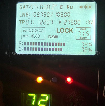 SF8600 Satellite Meter.