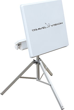 Travel Vision automatic flat plate antenna with Tripod