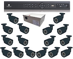 16 camera DVR kit. 