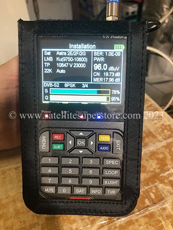 V8F2 professional satellite meter